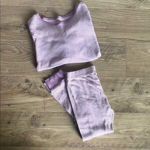 Carter's Purple Striped Pajama Set